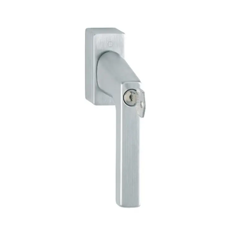 Korting Martellina DK Dallas Hoppe per serramento con Secu100, Secustik e VarioFit, lunghezza quadro 7x32-42 mm, Ottone finitura Cromo Satinato Resista F41-R