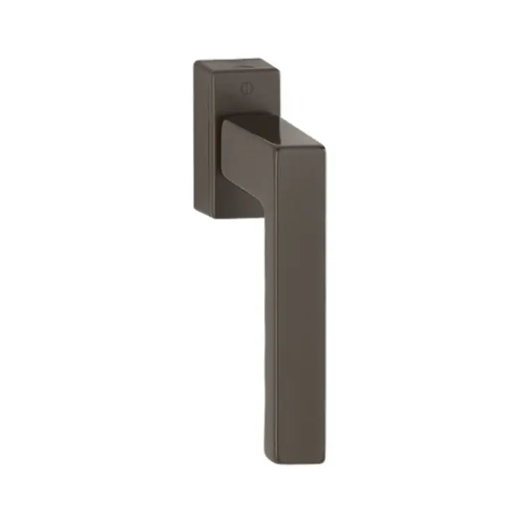 Betaalbaar Maniglia martellina Dk Toulon Hoppe per serramento con Secustik e Variofit, lunghezza quadro 7x32-42 mm, Alluminio finitura Testa di Moro F8707