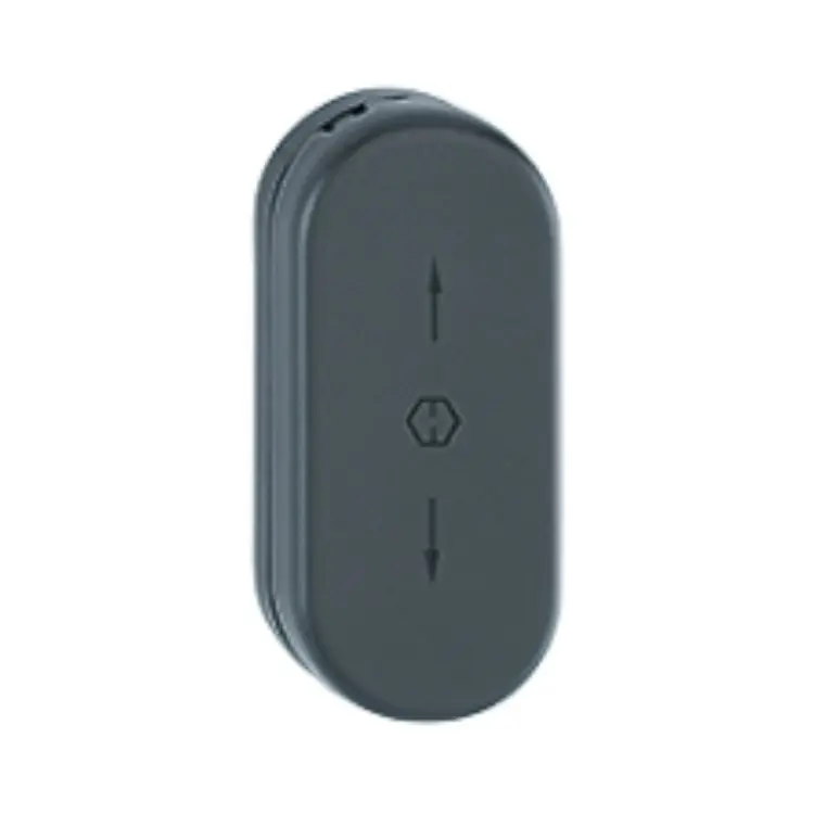 Merkproduct Rosetta per impugnatura estraibile Hoppe, versione Standard, Alluminio finitura Nero Intenso F9005