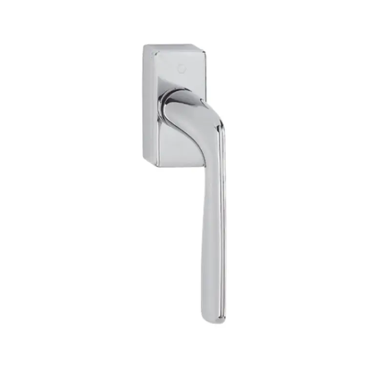 Maniglia martellina DK Houstin Hoppe per serramento con Secustik e VarioFit, lunghezza quadro 7x32-42 mm, Ottone Finitura Cromo Lucido Resista F49-R Gereduceerde Prijs