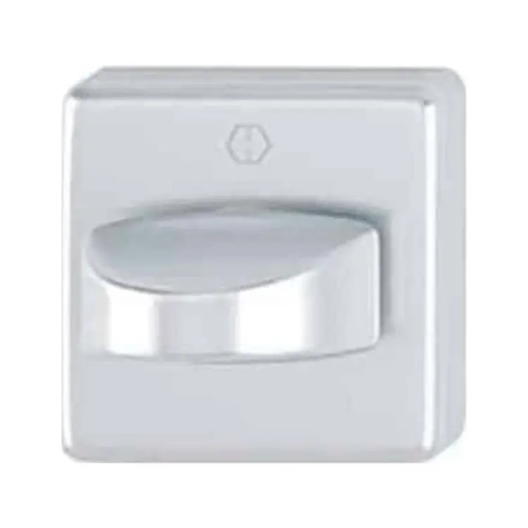 Nottolino OL92 Hoppe per limitatore di apertura, rosetta quadra, Alluminio finitura Argento F1 Nu Kopen