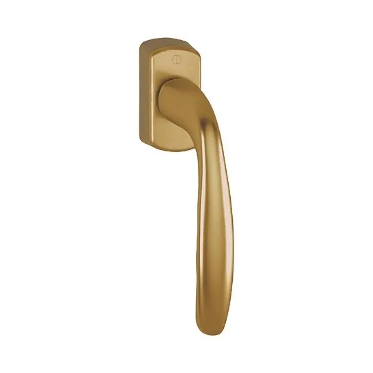 Maniglia martellina Dk New York Hoppe per serramento con Secustik e Variofit, lunghezza quadro 7x32-42 mm, Alluminio finitura Bronzo F4 Betrouwbaar
