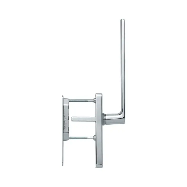 Op = Op Maniglione singolo Los Angeles Hoppe per alzante scorrevole, con nicchia esterna, spessore porta 75-80 mm, Ottone finitura Cromo Lucido Resista F49-R