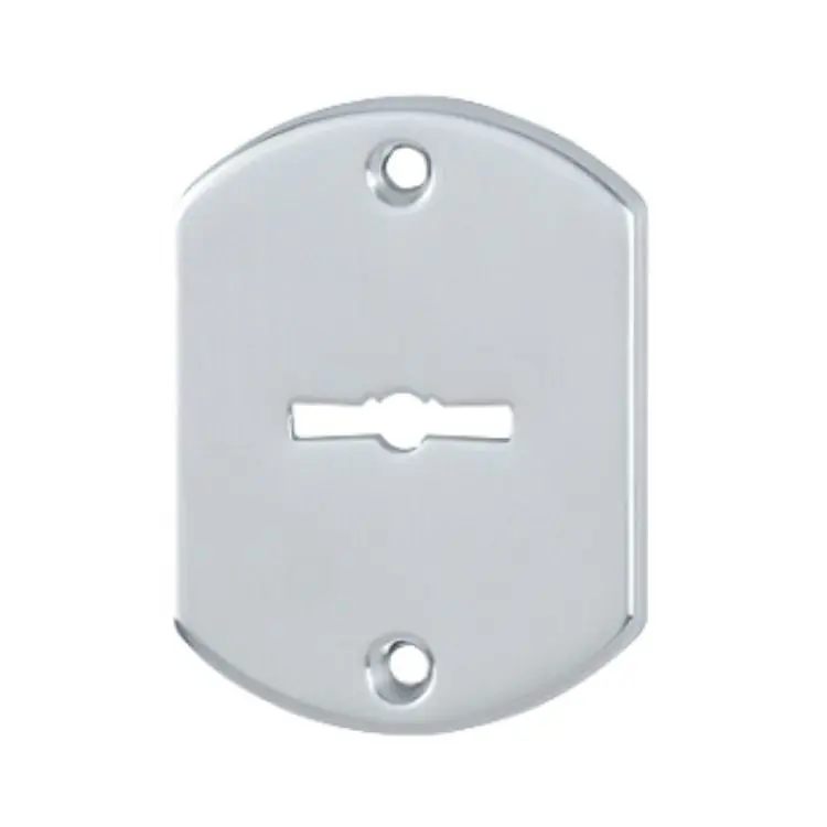 Bocchetta M459P Hoppe per porta Blindata, foro a doppia mappa, dimensione 70x52 mm, Ottone finitura Cromo Satinato F41 Betrouwbaar