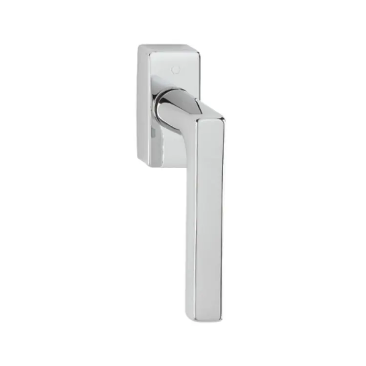 Fabrieksprijs Maniglia martellina Dk Dallas Hoppe per serramento con Secustik e VarioFit, lunghezza quadro 7x32-42 mm, Ottone finitura Cromo Lucido Resista F49