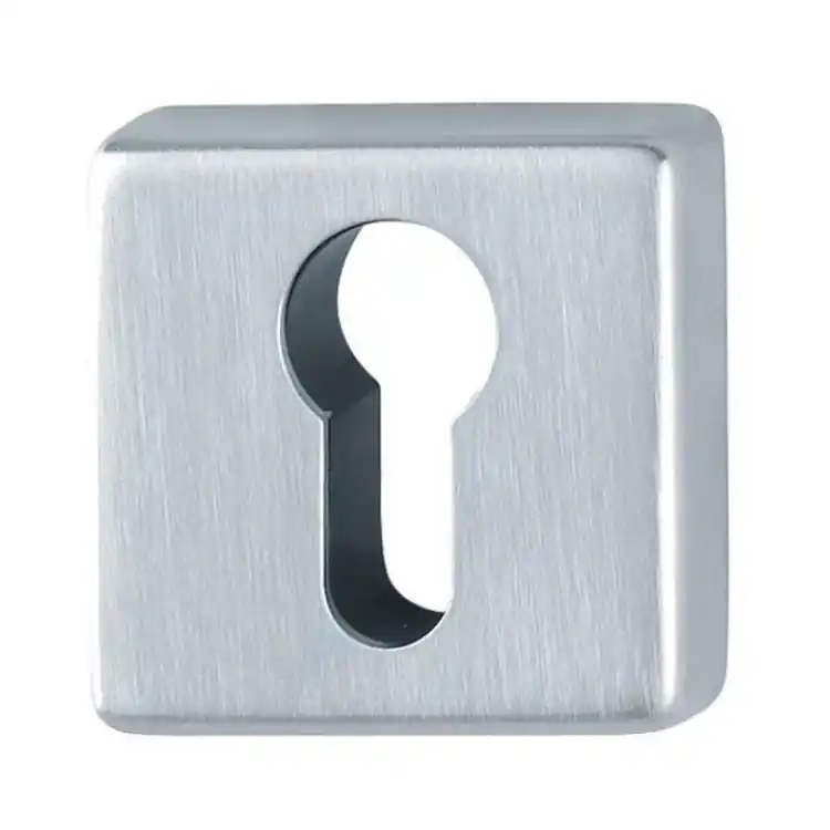 Rechtstreeks Van De Fabrikant Bocchetta quadra M843KS Hoppe per porta, foro Yale, dimensione 49x9 mm, Ottone finitura Cromo Satinato Resista F41-R