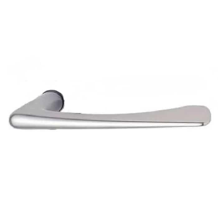 Maniglia Vancouver Hoppe per porta interna, senza rosetta e bocchetta, quadro 8 mm, spessore porta 38-47 mm, Alluminio finitura Argento F1 Beste Prijs