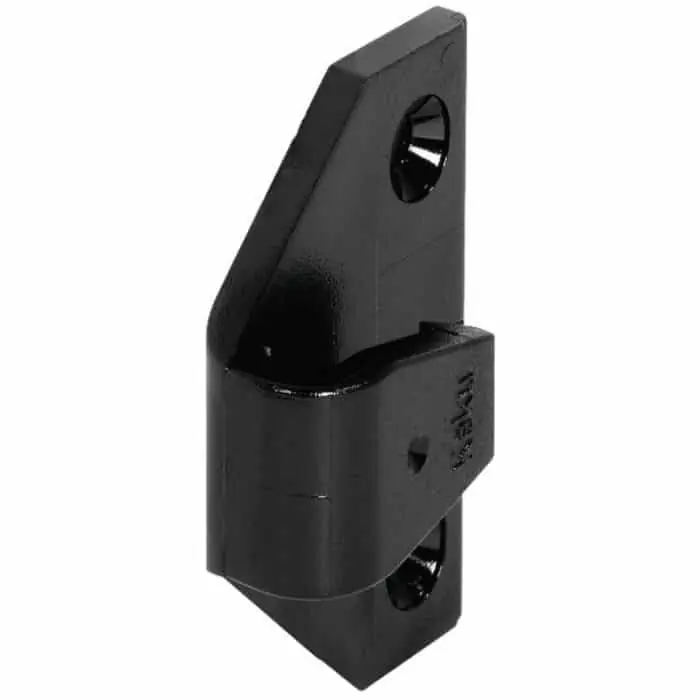 Dagaanbieding Giunto Keku 262.50.390 Hafele, orizzontale parte telaio, finitura Nero