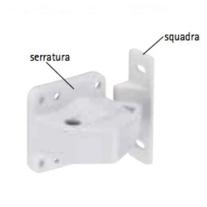 Serratura magnetica Whatlock, per la sicurezza dei bambini, finitura Bianco Laatste Versie