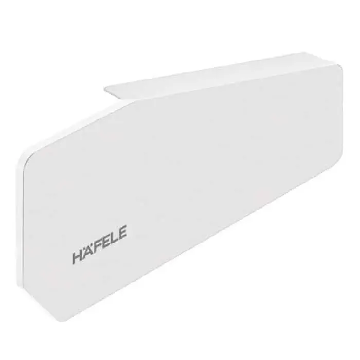 Cover copertura per sportello mobile Free fold Hafele, materiale plastica, colore Bianco Populair