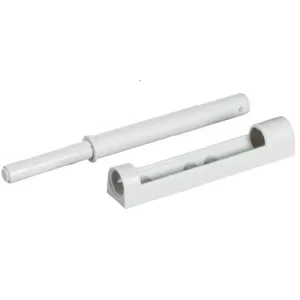 Cricchetto per apertura anta a pressione Hafele, con punta magnetica, lunghezza 80 mm, colore Bianco Superprijs