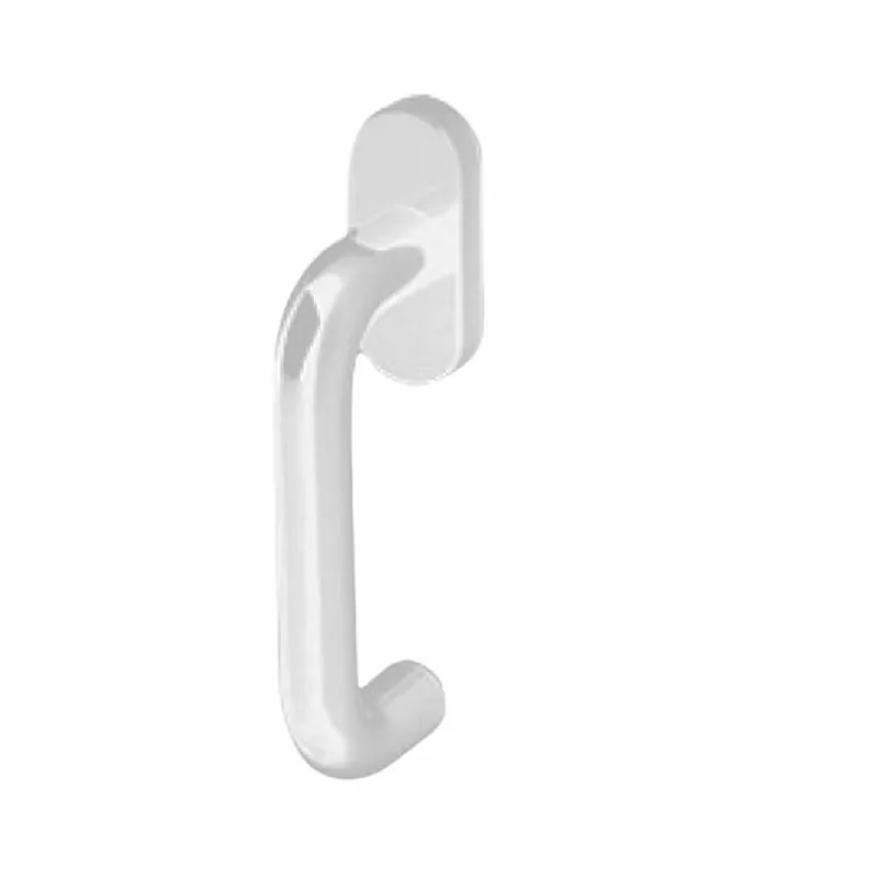 Alleen Vandaag Maniglia Dk Chiara Nylon Olivari per finestra, con rosetta ovale, finitura Bianco