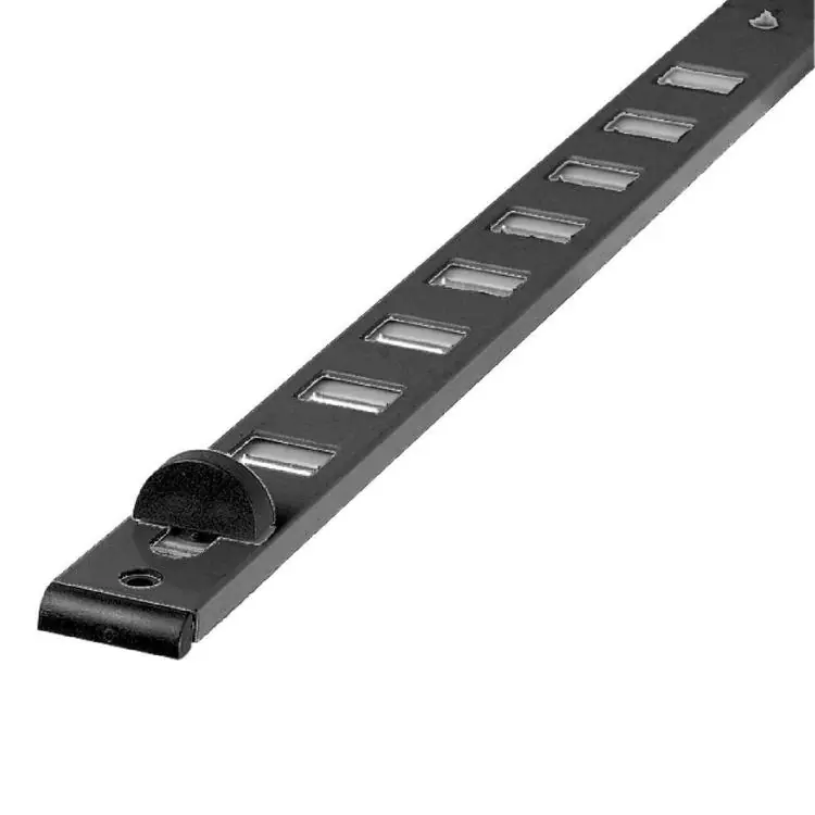 Griglia di ventilazione interna 485/3 Renson, a scorrimento, rettangolare, dimensioni 475x22 mm, finitura Nero Speciale Aanbieding