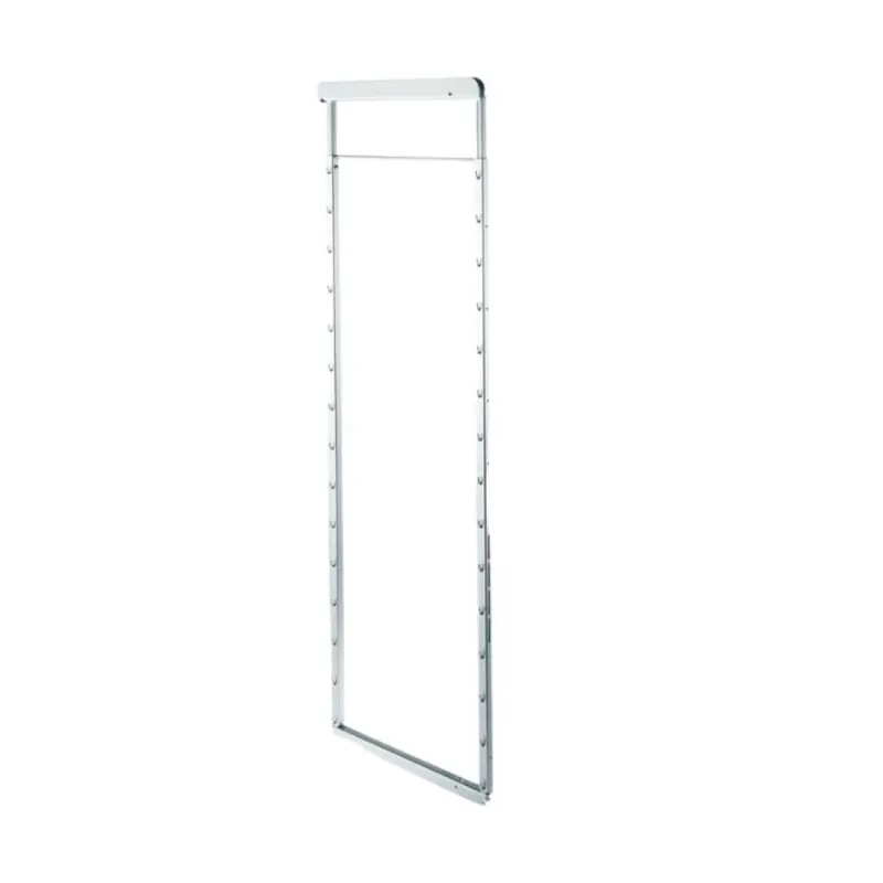 Telaio portante Dispensa 90 Kessebohmer per colonna estraibile da cucina, altezza 1900-2300 mm, Acciaio finitura Argento Express Levering