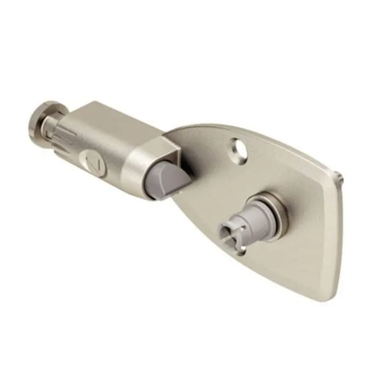 Veilige Betaling Ammortizzatore per braccio Maxi Kessebohmer, completo di fissaggio laterale, Zama finitura Nichelato