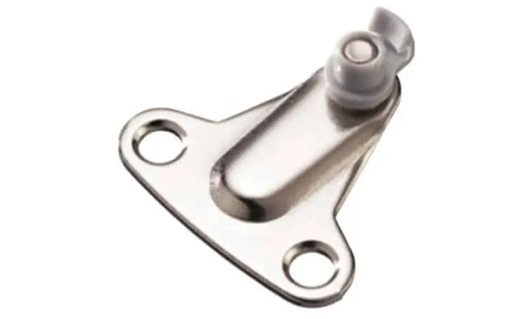 Accessorio Opzionale - Angolare di fissaggio di supporto al FIANCO MOBILE con distanza dal bordo 28 mm Finale Uitverkoop