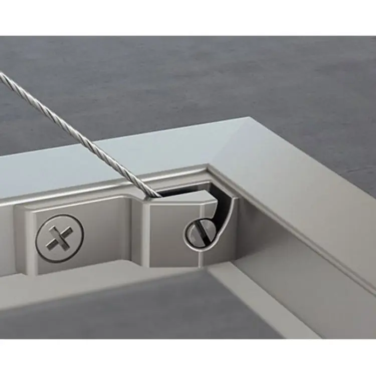Accessorio Fissaggio frontale per telai sottili in alluminio Destro Favoriet