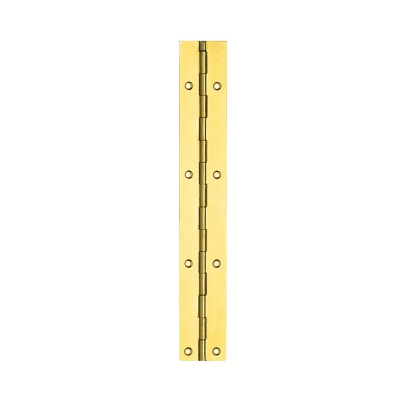 Cerniera metrica a libro 32 mm aperta, cerniera a nastro da avvitare in acciaio lunghezza asta da 3500 mm colore Ottonato Actieprijs