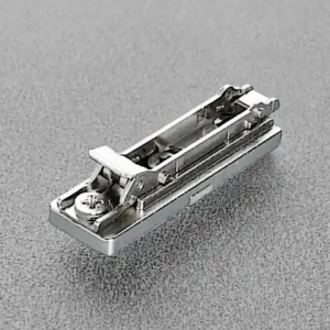 Salice serie BAP3R39 Basetta dritta in zama clip per cerniere, altezza 3 mm, Nichelato Superprijs
