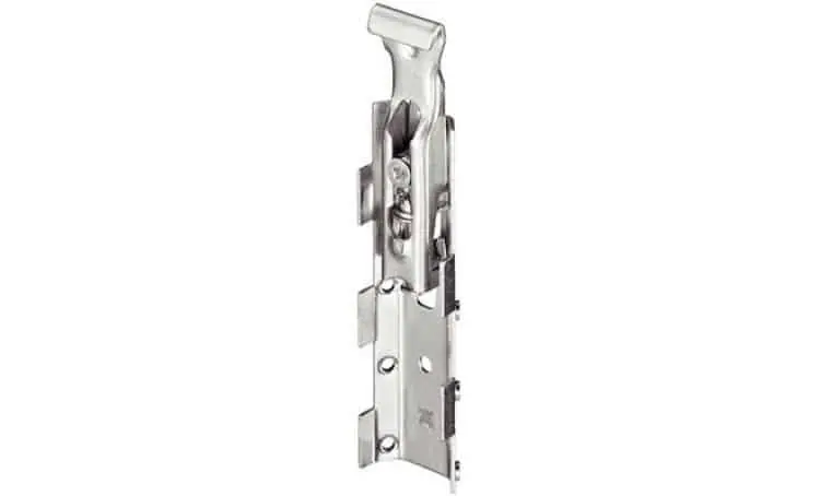 Supporto da avvitare portata max.130 kg/paio adattabile sinistro o destro Merkproduct