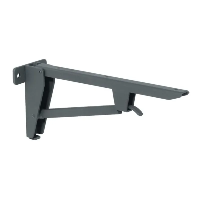 Beste Prijs Reggimensola Pieghevole Hebgo 287.42.449 per salvaspazio, dimensione 580x178x82 mm, portata 150 Kg, Acciaio finitura Grigio