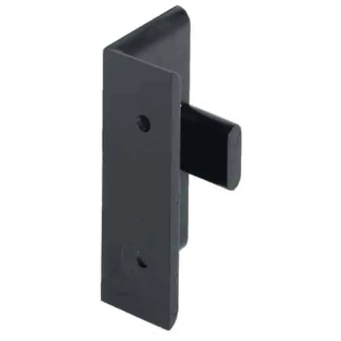 Veilige Betaling Giunto Keku 262.51.390 Hafele, verticale parte telaio, per distanza pannello 30 mm, finitura Nero