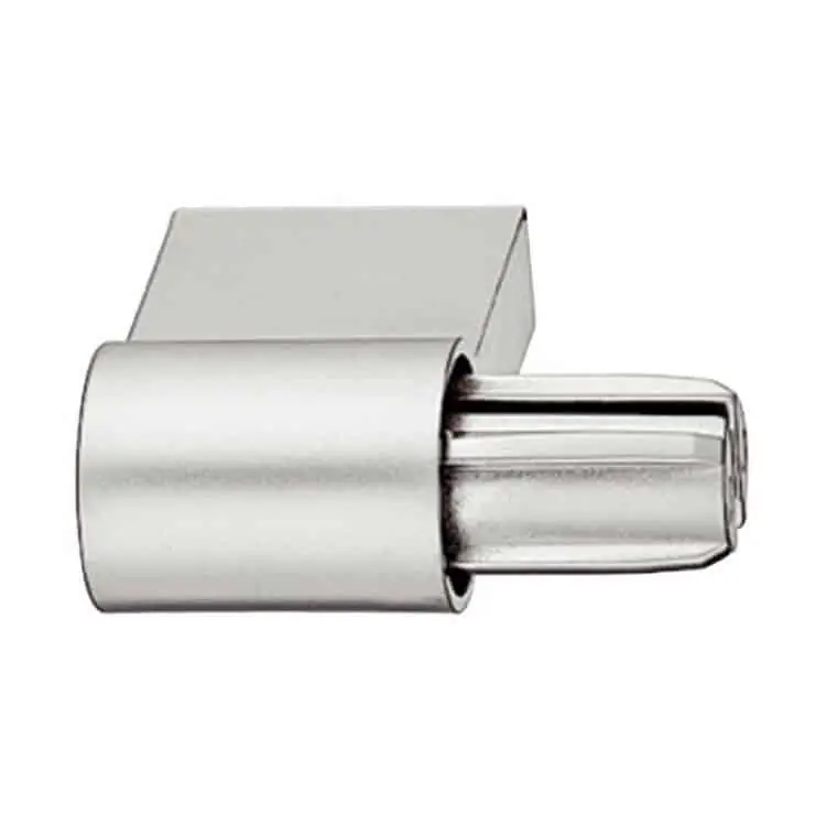 Voordeelprijs Terminale Hafele 111.02.410, maniglia per mobile componibile dimensioni 25x41 mm, finitura Cromato Opaco
