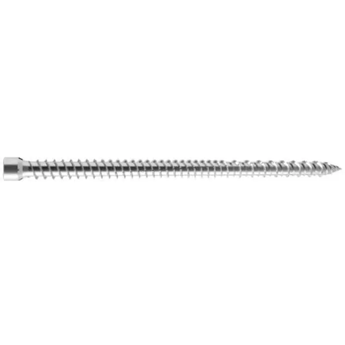 Beperkt Aanbod Vite da muro testa Cilindrica B07A Heco Fixtel Tdrive, per serramento, dimensioni 7,5x82 mm, inserto T30, finitura Zincato Bianco