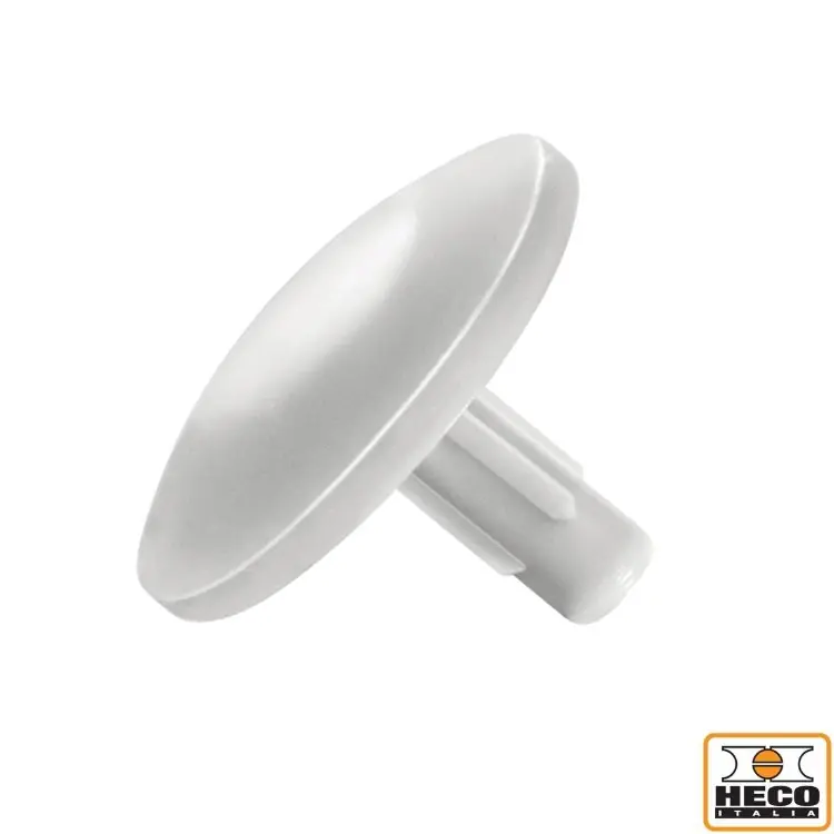 Lage Kosten Cappuccio coprivite, per vite TPS Forata 445A Heco diametro 4,5-5 mm, finitura Bianco