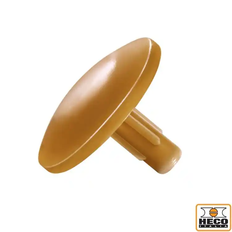 Betrouwbaar Cappuccio coprivite, per vite TPS Forata 445A Heco diametro 4,5-5 mm, finitura Marrone Chiaro