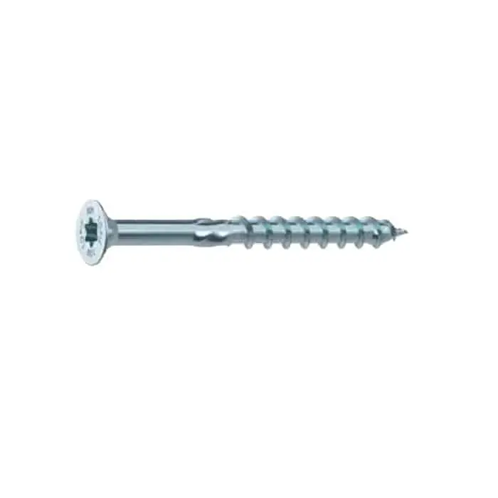 Hoge Kwaliteit Vite Torx 449A Heco serie Topix HT Tdrive Filetto ridotto, dimensioni 8x80 mm, inserto T40, colore Zincato bianco