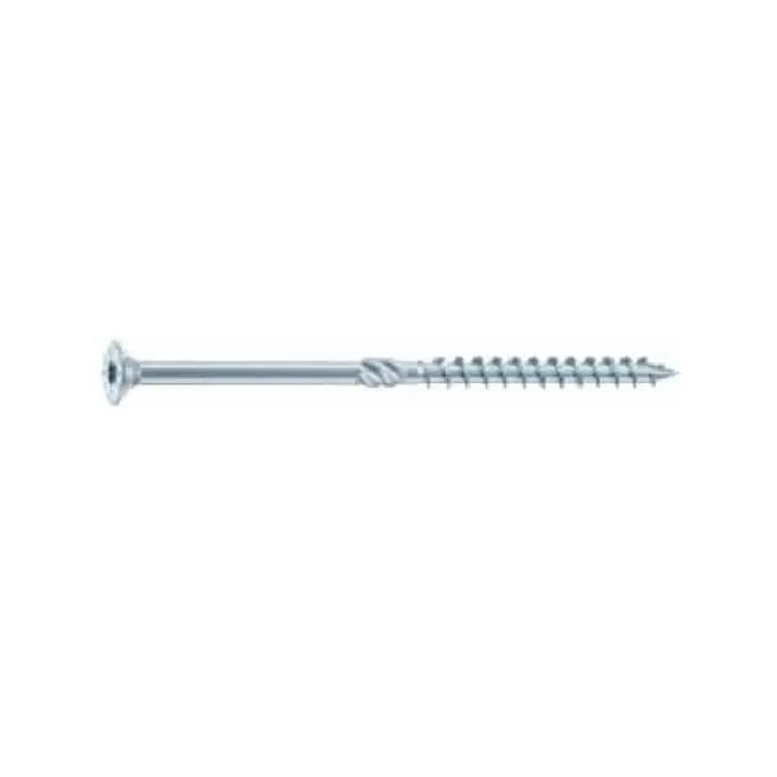 Vite Torx 249A Heco serie Powercut Tdrive Filetto ridotto, dimensioni 8x220 mm, inserto T40, colore Zincato bianco Finale Uitverkoop
