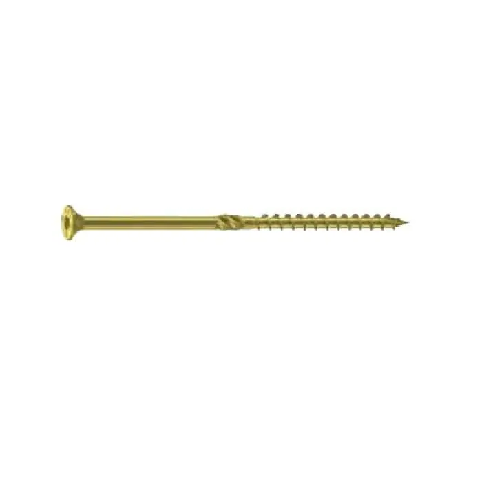 Vite Torx 249A Heco serie Powercut Tdrive Filetto ridotto, dimensioni 6x100 mm, inserto T30, colore Zincato giallo Betaalbaar