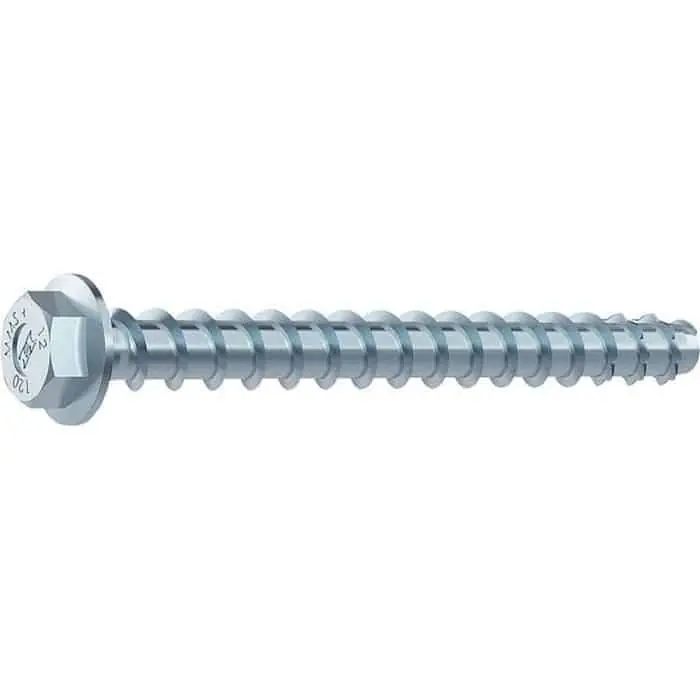 Gratis Retour Vite testa esagonale 650A Heco Multi Monti plus SS per muro, dimensioni 12x80 mm, chiave SW15, finitura Zincato Bianco