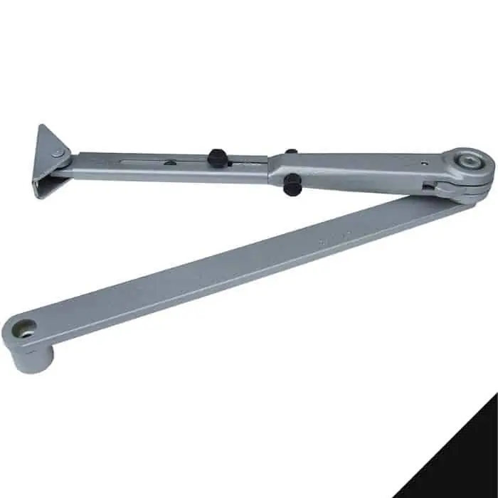 Actieprijs Braccio a compasso 109545 Dormakaba, con fermo meccanico inseribile, per chiudiporta serie TS 4000 e 2000, finitura Nero Ral 9006