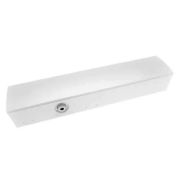 Chiudiporta aereo a cremagliera TS 4000 Geze, solo corpo, forza di chiusura EN 1-6, finitura Ral 9016 Speciale Aanbieding