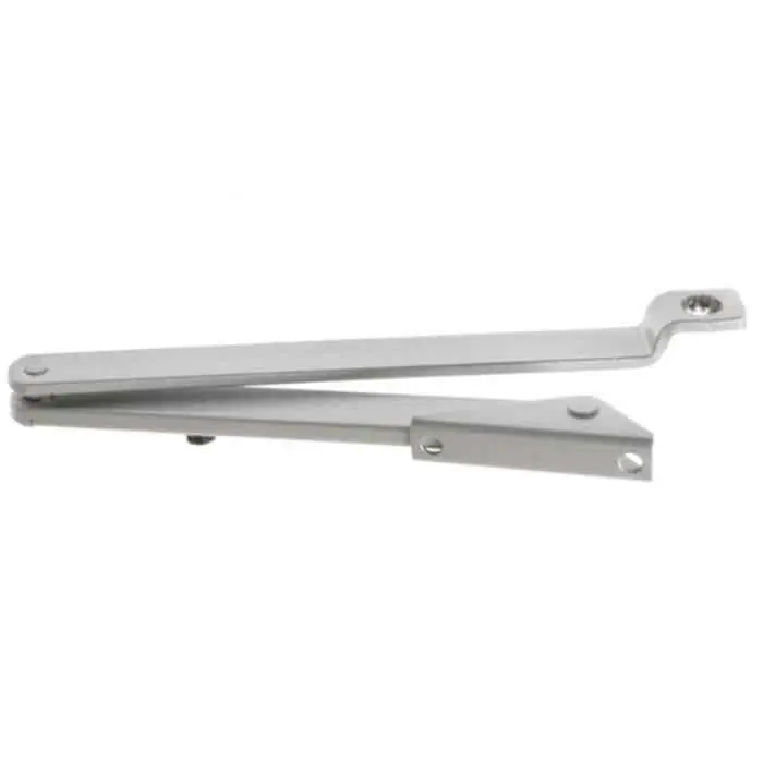 Braccio a compasso 101878 Dormakaba, senza fermo per chiudiporta serie TS 1500 e 1000, finitura Argento Gratis Retour