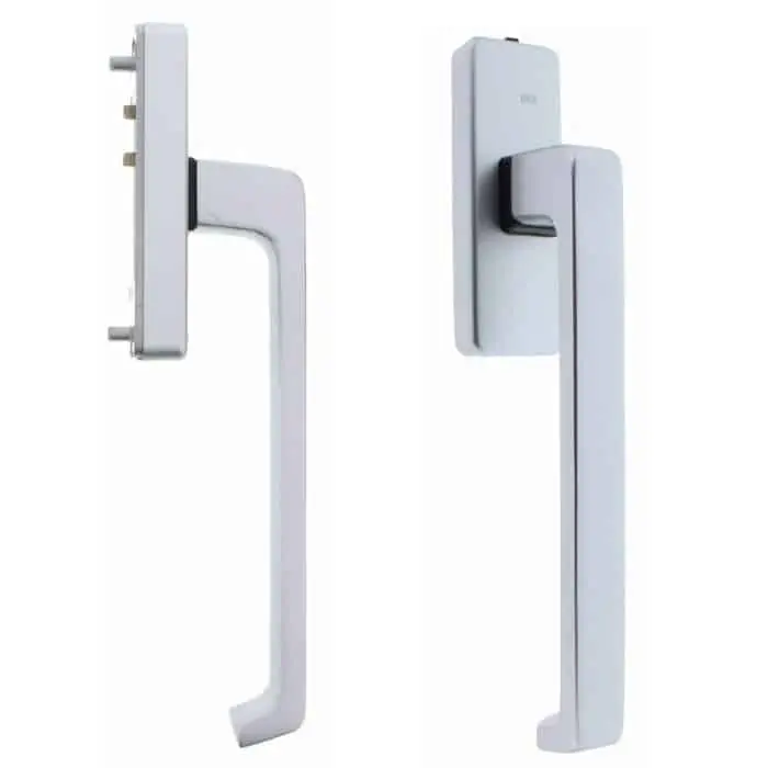 Actieprijs Maniglia Dirigent K-12920-00-R-2 G-U, per scorrevole parallelo, mano destra, lunghezza 240 mm, in alluminio, finitura Alluminio Naturale