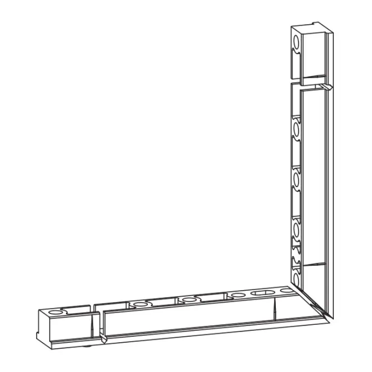 Compensatore di riempimento G-U Italia per cerniera angolare, Uni-Jet, Aria 4-12 interasse 9-13 mm, battuta 18-20 mm, finitura Argento Uitverkoop