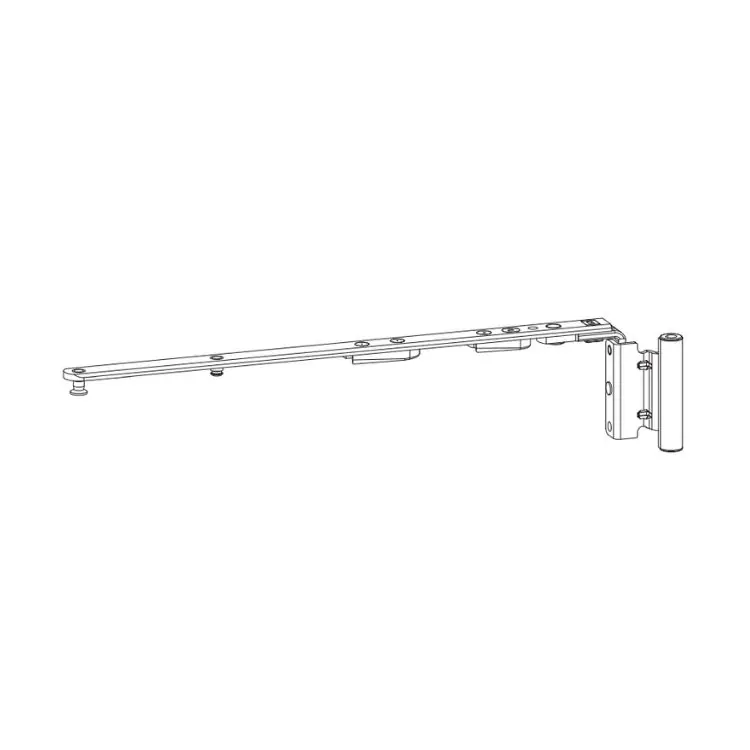 Bestseller Braccio forbice GU Uni-Jet M6 per finestra, lunghezza 751-1200 mm, interasse 9 mm, battuta 18 mm, mano Destra