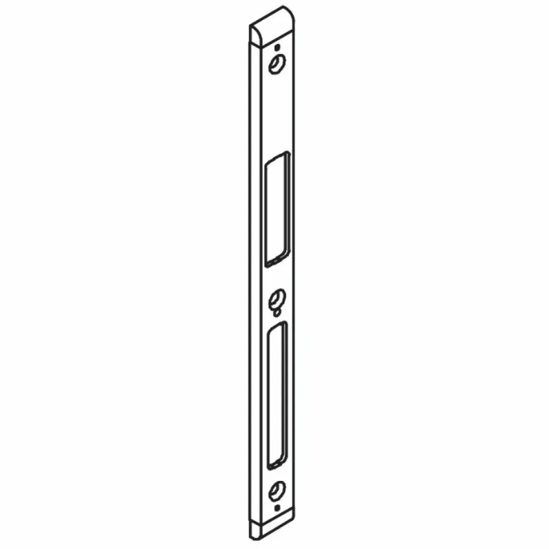 Piastra scontro G-U Italia, lunghezza 216,5 mm, larghezza 18 mm, finitura Argento Gereduceerde Prijs