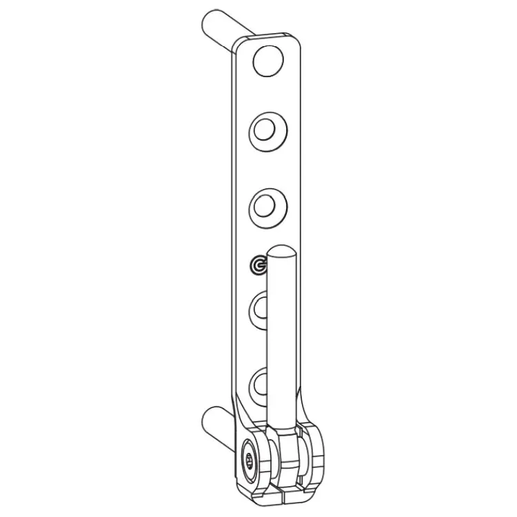 Supporto cerniere G-U Italia per anta e ribalta, Uni-Jet, diametro perno 6 mm, lunghezza 22 mm, Zama finitura Argento Flitsaanbieding
