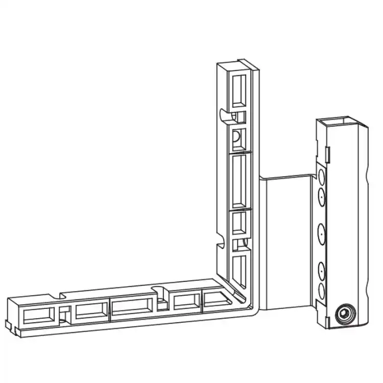 Cerniera angolare G-U Italia per anta e ribalta, Uni-Jet M6, Sinistra, aria 4/12 interasse 13 mm, battuta 18 mm, Zama finitura Argento Hoge Kwaliteit