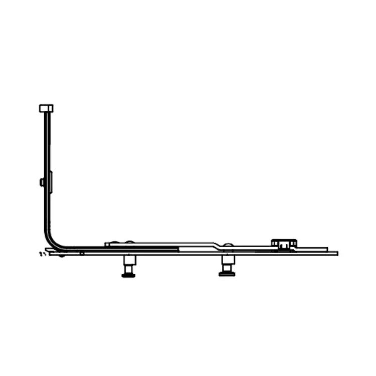 Bestseller Chiusura inferiore G-U Italia DK per finestra, lunghezza 740 mm, con 2 nottolino di chiusura, finitura Argento