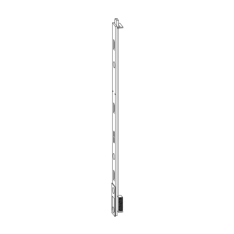 Terminale superiore G-U Italia per cremonese a inversione 2 ante, lunghezza 160 mm, uscita 12 mm, finitura Argento Direct Verzonden
