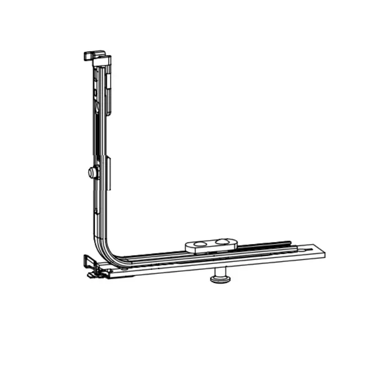 Chiusura inferiore G-U Italia ridotta per finestra, lunghezza 116 mm, con 1 nottolino di chiusura, finitura Argento Merkproduct
