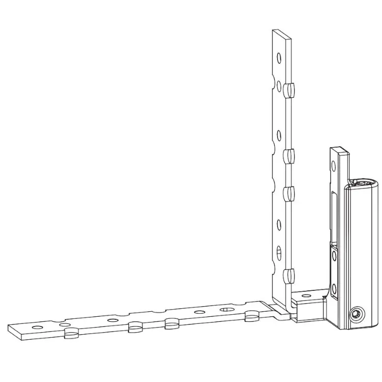 Bestseller Cerniera angolare G-U Italia per anta e ribalta, Uni-Jet M20, Sinistra, aria 12 interasse 9 mm, battuta 18-20 mm, Zama finitura Argento