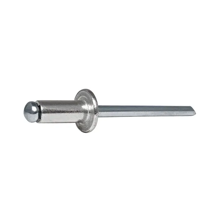 Blister 100 rivetti AFT Rivit per fissaggio, testa tonda, dimensioni 3,4x7 mm, Alluminio e Acciaio finitura Silver Lage Prijs