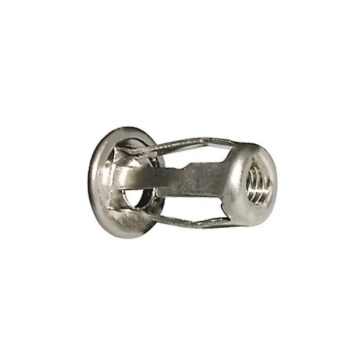 Aanbieding Blister 25 inserti filettati Jackriv Rivit per fissaggio, testa tonda aperto, passo M6, spessore 4,8-9,5 mm, materiale Inox 316