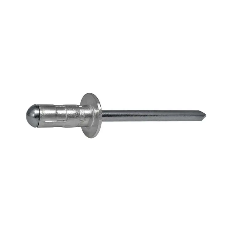 Blister 100 rivetti Multigrip Rivit per fissaggio a compressione, testa tonda, dimensioni 3,2x8 mm, materiale Alluminio e Inox 304 Korting